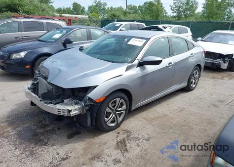 2016 Honda Civic Lx из США, поврежденный, VIN 2HGFC2F57GH570200